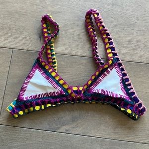 Kiini yaz white bikini top small